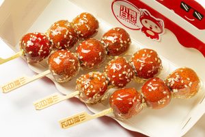 网红mini小串糖葫芦合集~（小串糖葫芦网红视频）
